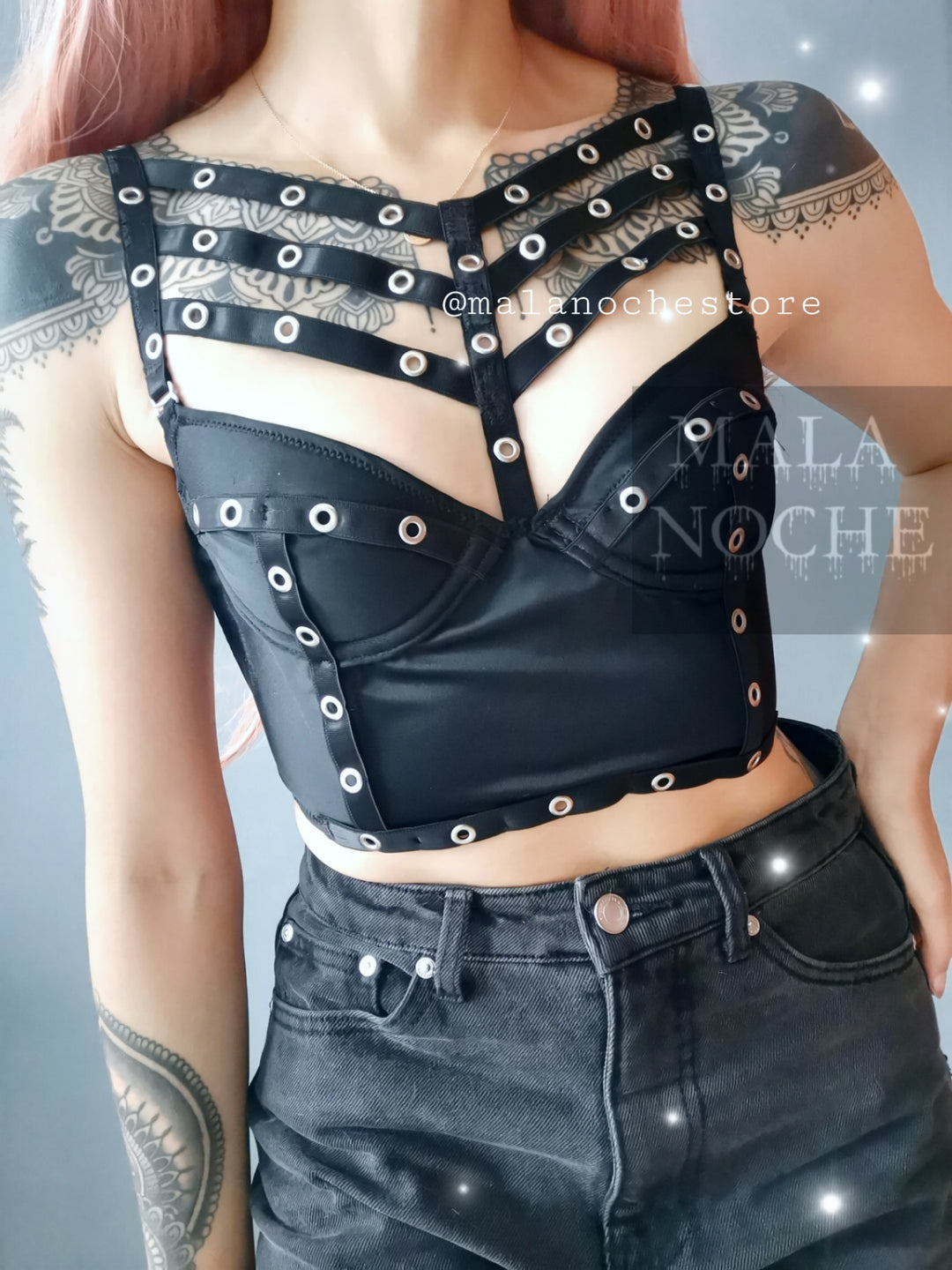 Bustier Eyelets, Harness Bra