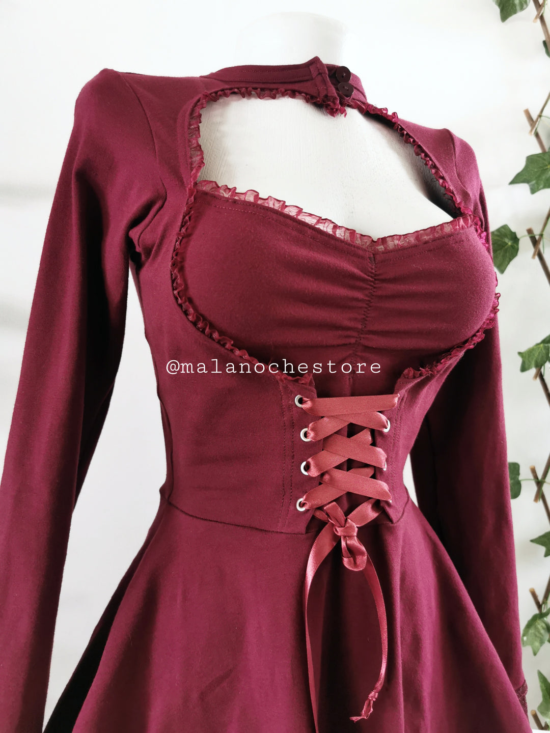 Dress Burgundy