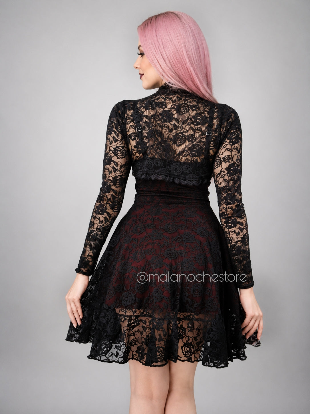 Dress & Sleeves Dark Bloom