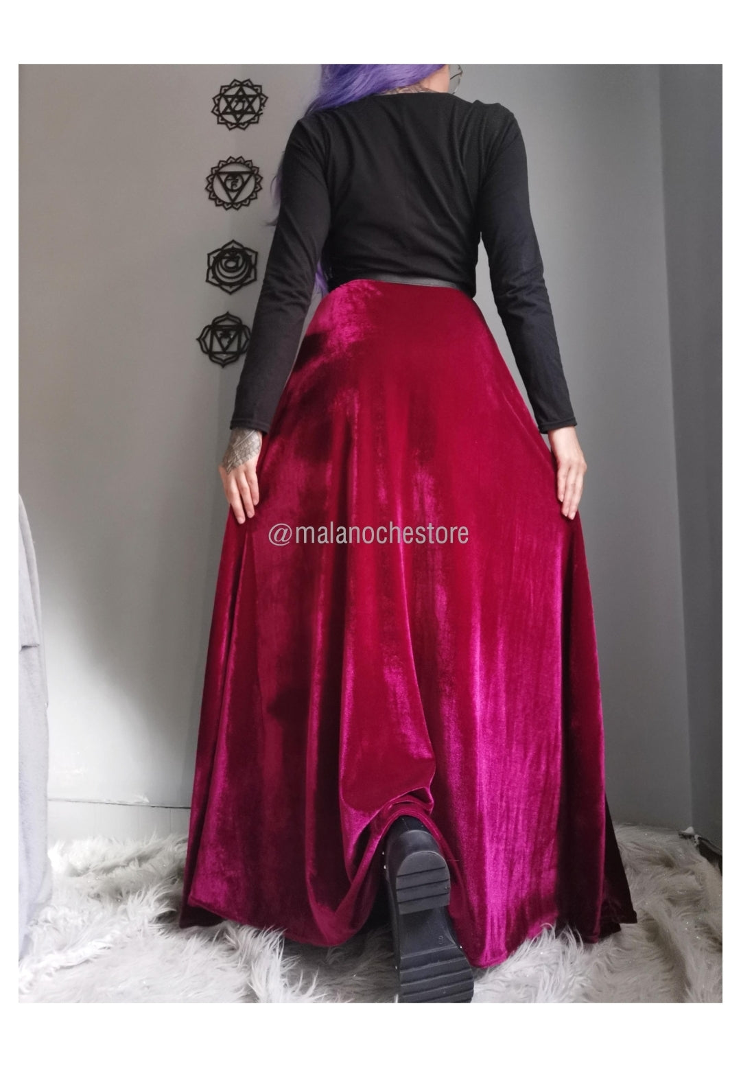 Skirt Velvet Bloody