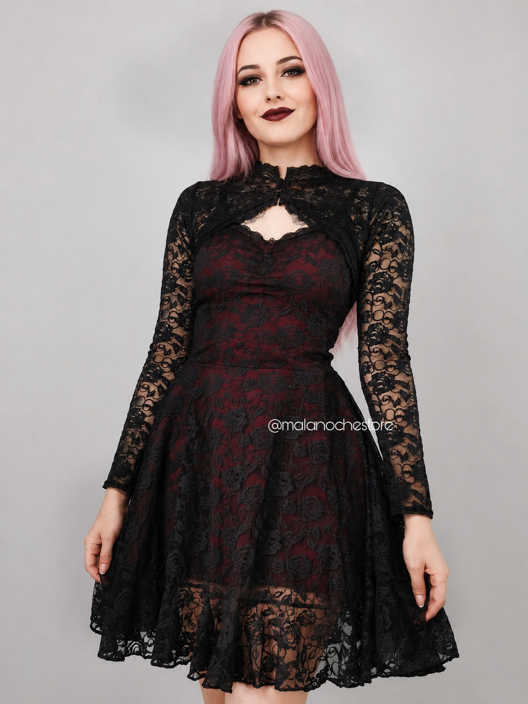 Dress & Sleeves Dark Bloom