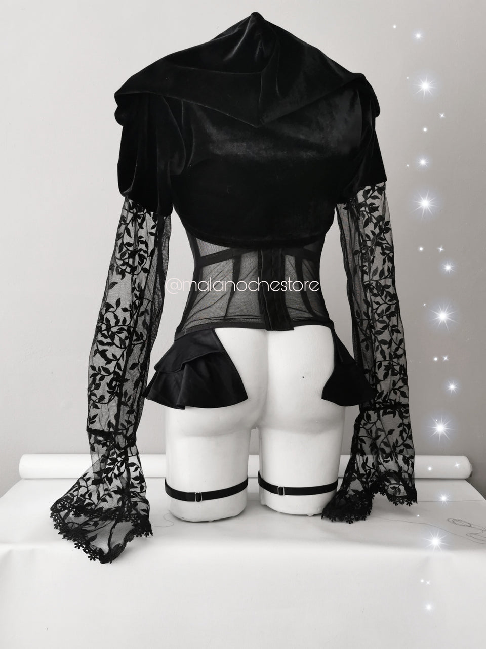 Crop top Flora (Bustier sold separately)