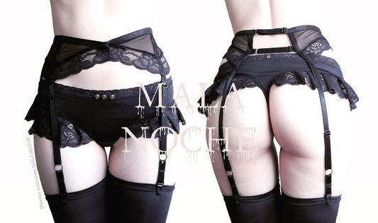 Garter Belt n Panty Morticia