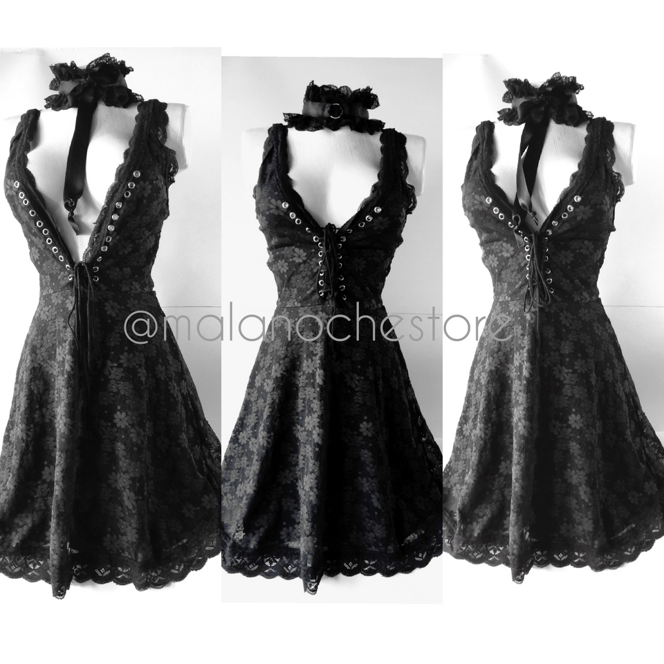 Dress Gardenia with necklace